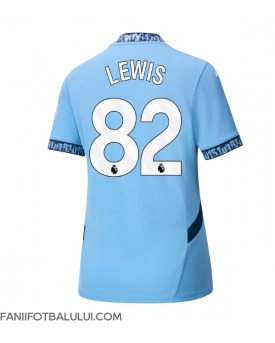 Manchester City Rico Lewis #82 Tricou Fotbal Replică 2024-25 Femei Acasa